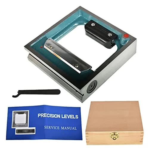 mitoharet 6x1-1/2x 6 In Precision Machinst Spirit Level | Accurate Carbon Steel Level for Home & Workshop thumbnail 1