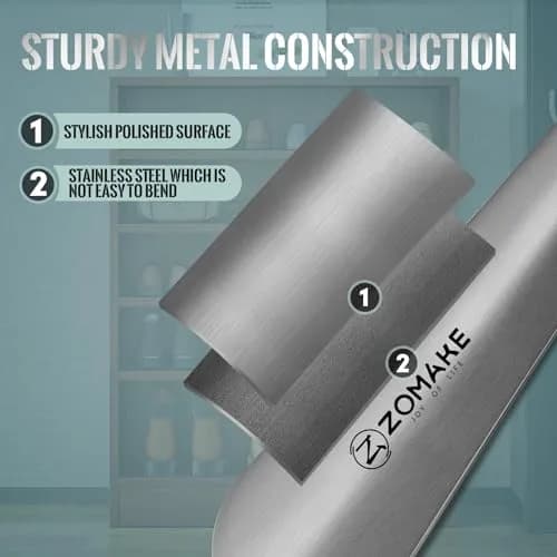 ZOMAKE Metal Shoe Horn Long Handle 30cm (11.8 Inch) | Smooth Stainless Steel for Easy Shoe Entry thumbnail 5