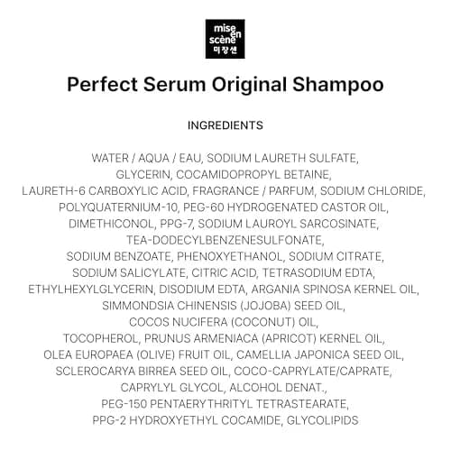 N/A Perfect Serum Original Shampoo for Damaged Hair – Korean, Moroccan Oil, Jojoba Seed, Glossy & Smooth (22.99 Fl Oz) thumbnail 7