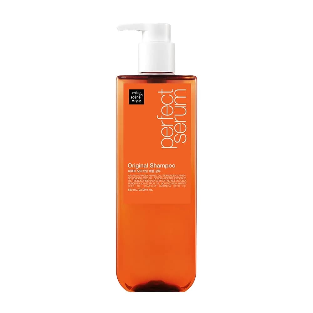 Mise En Scene Perfect Serum Styling Conditioner 530ml | Floral Scent, Heat & Style Memory — Shampoo