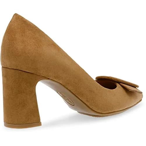 Anne Klein Baretta Heels for Women - 90-Degree Flexibility - Textile Upper - Breathable Textile Lining Sand 8 M | Stylish & Comfortable thumbnail 2