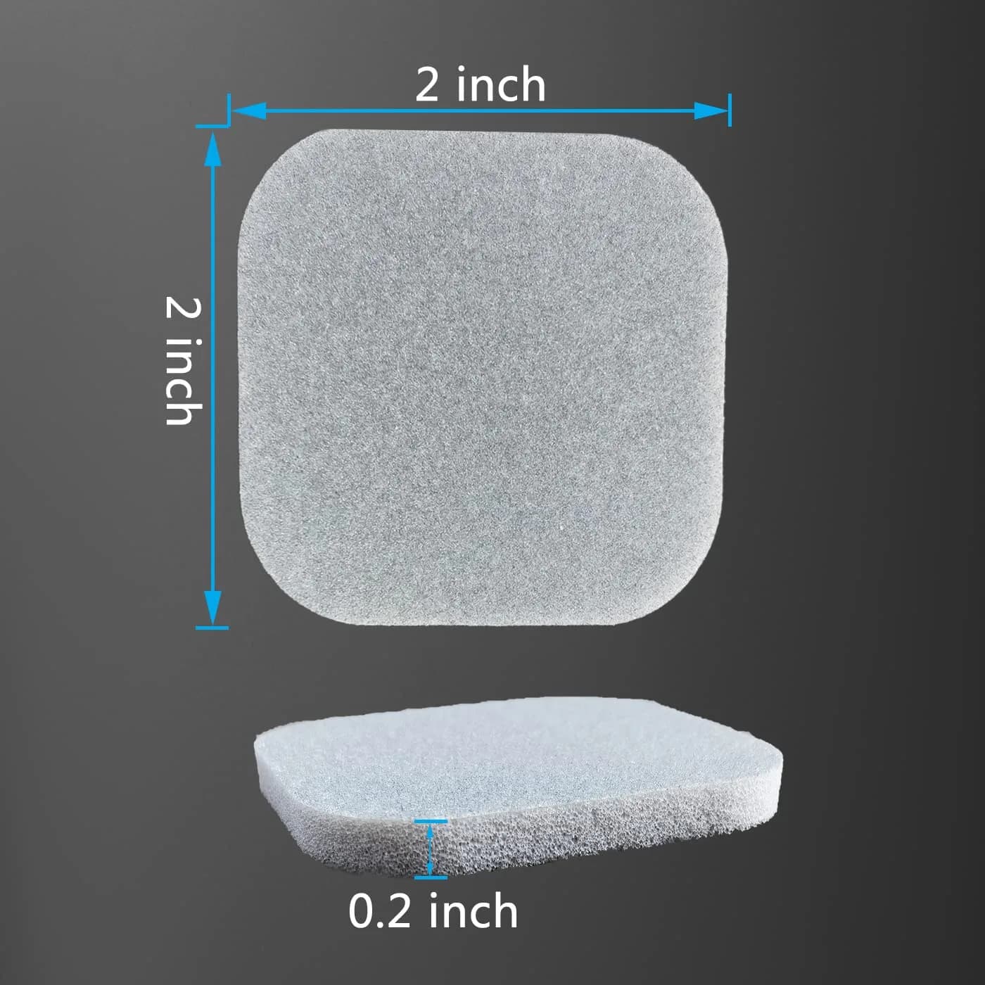 HDongany Sanding Sponge Pads 2" x 2" (5cm x 5cm) — 27 Pcs, 9 Grits 320-3500 - view 2