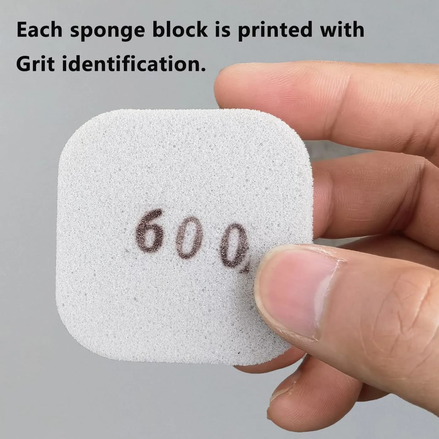 HDongany Sanding Sponge Pads 2" x 2" (5cm x 5cm) — 27 Pcs, 9 Grits 320-3500 - view 4