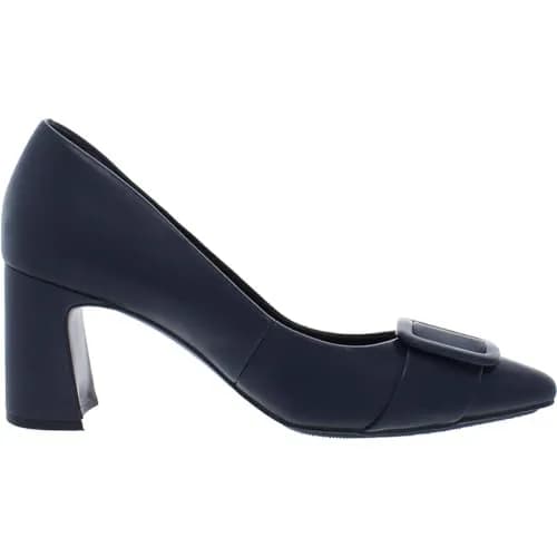 Anne Klein Baretta Pump, Navy, 9.5 | Stylish Comfort with Iflex Technology thumbnail 2