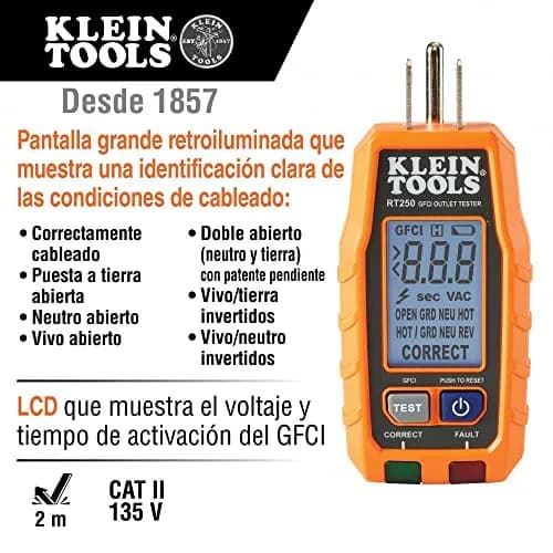General Tools 4-in-1 Pin/Pinless Moisture & Mold Detector | Dual LCD & Alarm, 5-50% Wood, 1.5-33% Building Materials, 9V Battery thumbnail 7