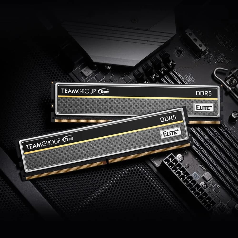 TEAMGROUP Elite Plus DDR5 16GB 6000MHz PC5-48000 CL48 UDIMM Desktop Memory Module Ram (Black) - view 6