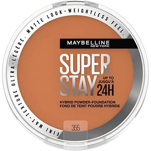 Maybelline Super Stay Hybrid Powder Foundation 0.2 Oz | Up to 24HR Matte Finish, Medium-to-Full Coverage, Water & Sweat Resistant thumbnail 1