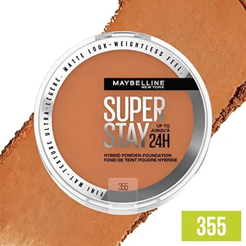 Maybelline Super Stay Hybrid Powder Foundation 0.2 Oz | Up to 24HR Matte Finish, Medium-to-Full Coverage, Water & Sweat Resistant thumbnail 3