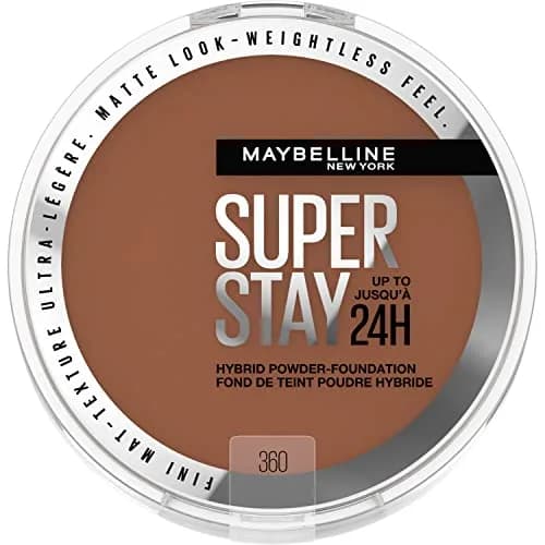 Maybelline Super Stay Powder Foundation 0.2oz | Up to 24HR Matte Finish, Medium-to-Full Coverage, USA Made thumbnail 1