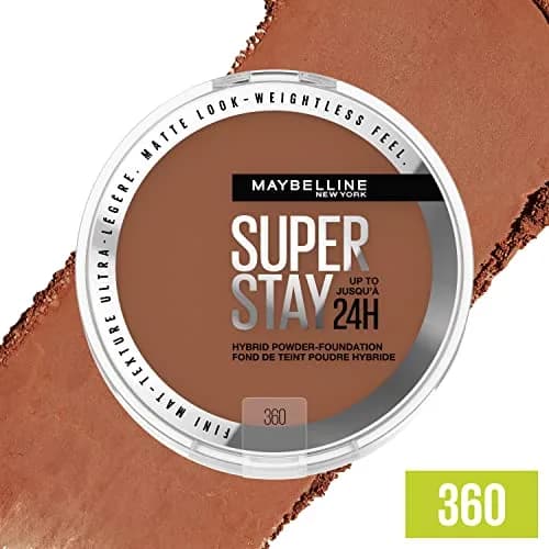 Maybelline Super Stay Powder Foundation 0.2oz | Up to 24HR Matte Finish, Medium-to-Full Coverage, USA Made thumbnail 3