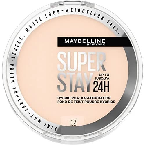 Maybelline Super Stay Powder Foundation 0.3oz | 24HR Matte Finish, Full Coverage, USA Made thumbnail 1
