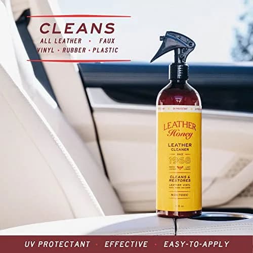 Leather Honey Leather Cleaner 473ml (16 Fl Oz) | Non-Toxic UV Protection for All Leather Types thumbnail 4