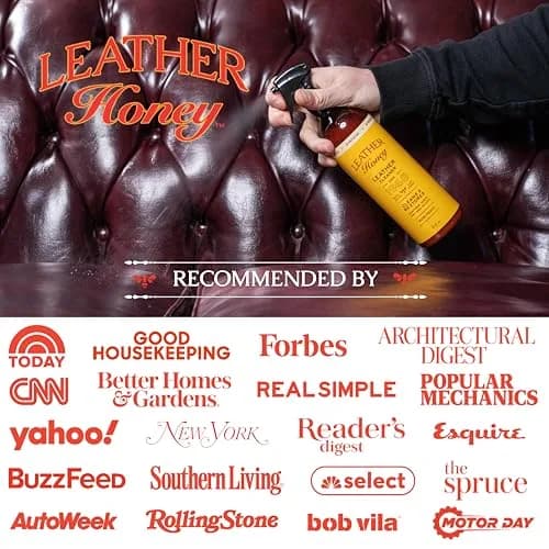 Leather Honey Leather Cleaner 473ml (16 Fl Oz) | Non-Toxic UV Protection for All Leather Types thumbnail 8