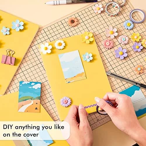Feela 36 Pack Soft Cover Notebooks | A5 Yellow Travel & School Journals for Women Men thumbnail 4