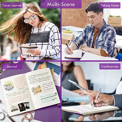 Feela 36 Pack Soft Cover Journal 8.2” x 5.5” | Bulk Travel & Note Book for Women Men thumbnail 6
