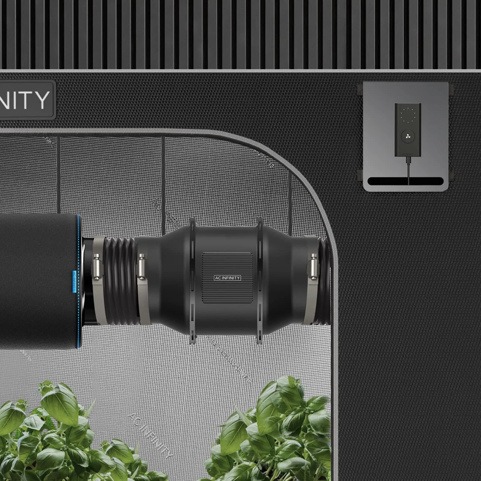 AC Infinity CLOUDLINE A8 Inline Duct Fan 200mm (8-Inch) | Quiet EC Motor Ventilation for Grow Tents - view 7
