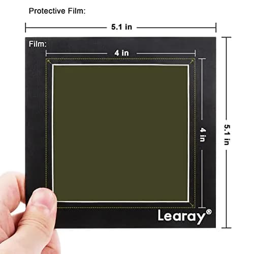Learay Magnetic Field Viewing Film 10.16cm x 10.16cm (4" x 4") | Visualize Magnetic Flux Patterns thumbnail 4