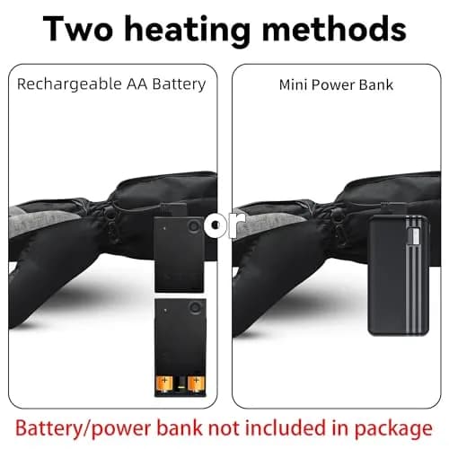 Magnolia Heated Gloves for Men Women | Battery Powered Electric Hand Warmers for Cold Weather thumbnail 5