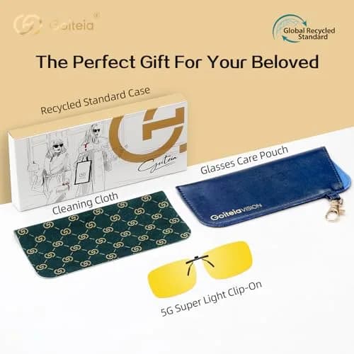 Goiteia Night Driving Clip On Glasses | Polarized UV400 Anti-Glare for Safer Night Drive thumbnail 7