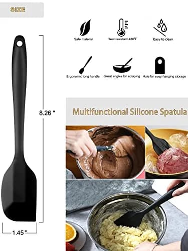 SONGZIMING Double Boiler Pot Set with Silicone Spatula, 1200ML + 2800ML Stainless Steel Pots | Induction Compatible thumbnail 5