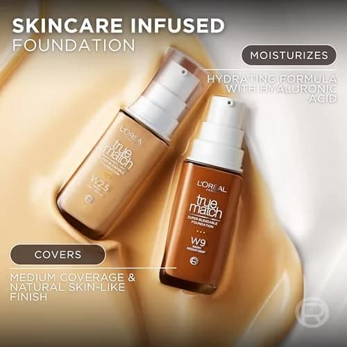 L'Oreal Paris True Match Super-Blendable Foundation, C1 Light | Natural, Vegan & Sensitive Skin Friendly thumbnail 6