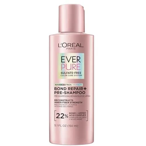 L'Oreal Paris Bond Repair+ Pre Shampoo Concentrate 5.1 Fl Oz | Sulfate-Free Hair Treatment for Damaged & Color-Treated Hair thumbnail 1
