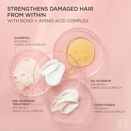 L'Oreal Paris Bond Repair+ Pre Shampoo Concentrate 5.1 Fl Oz | Sulfate-Free Hair Treatment for Damaged & Color-Treated Hair thumbnail 9