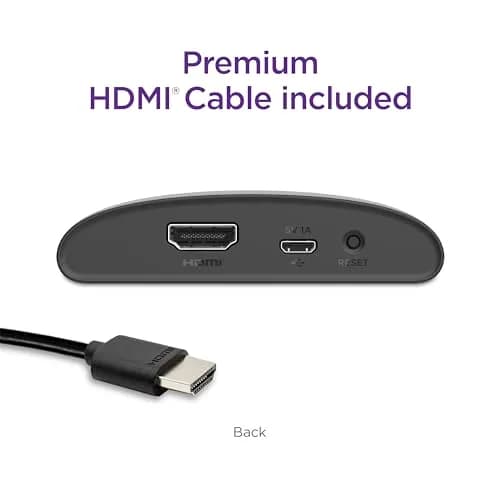 Roku Express HD Streaming Device with Standard Remote | 1080p Resolution, 512MB RAM thumbnail 3