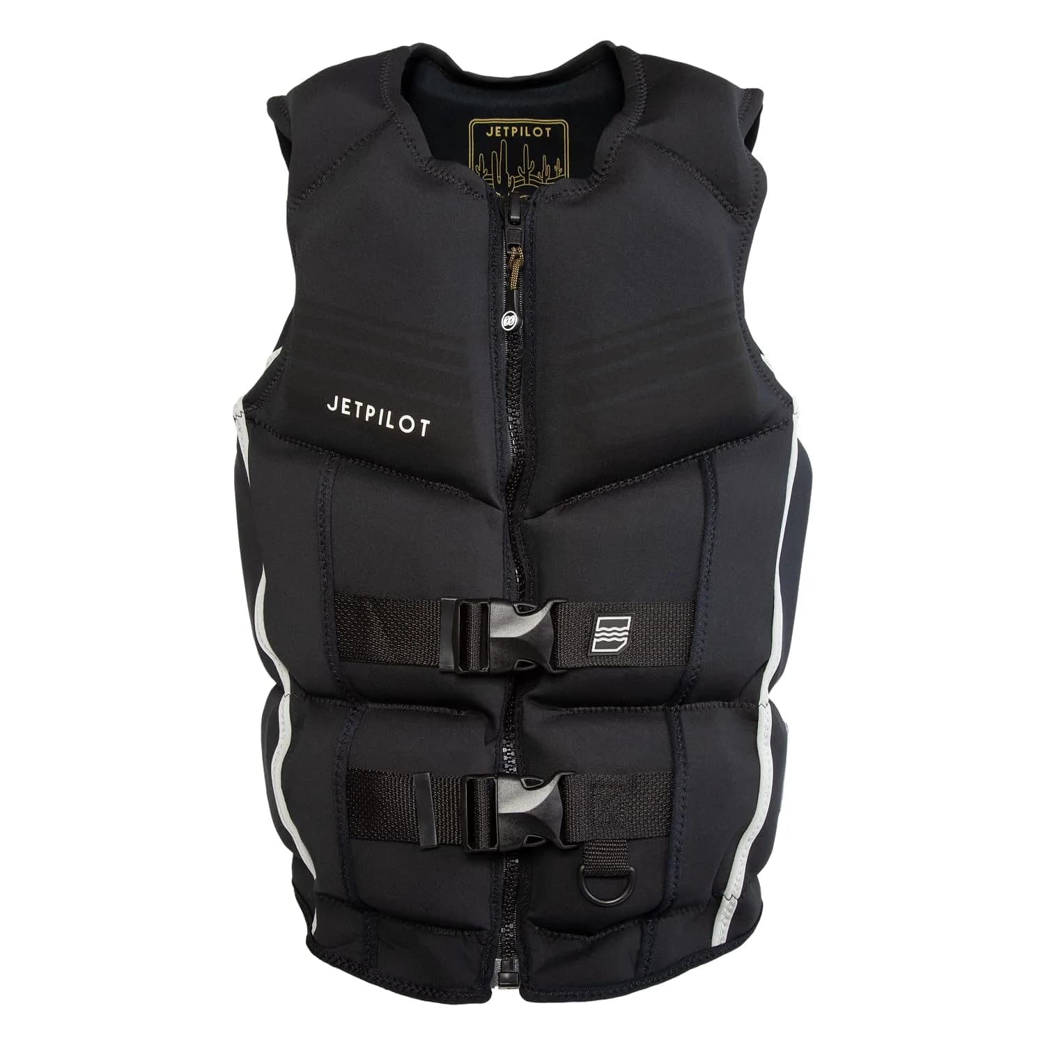 Jetpilot Shaun Murray CGA Approved Neoprene Vest PFD (Black, X-Small) | USCG & Transport Canada Approved