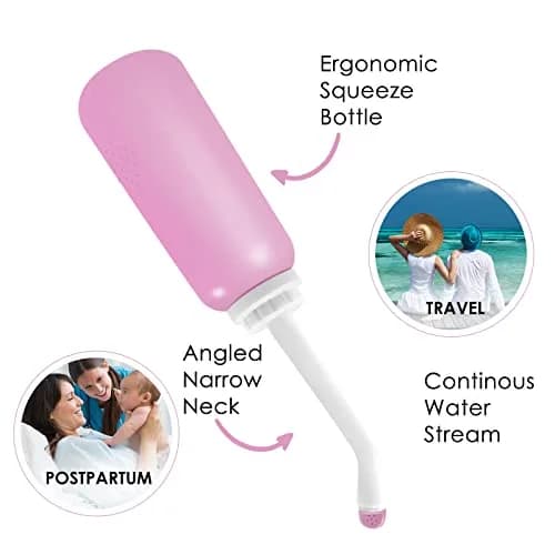 RUFCRIL Peri Bottle Postpartum 500ml | Boilable TPE, Travel Bag, Feminine & Baby Care thumbnail 7