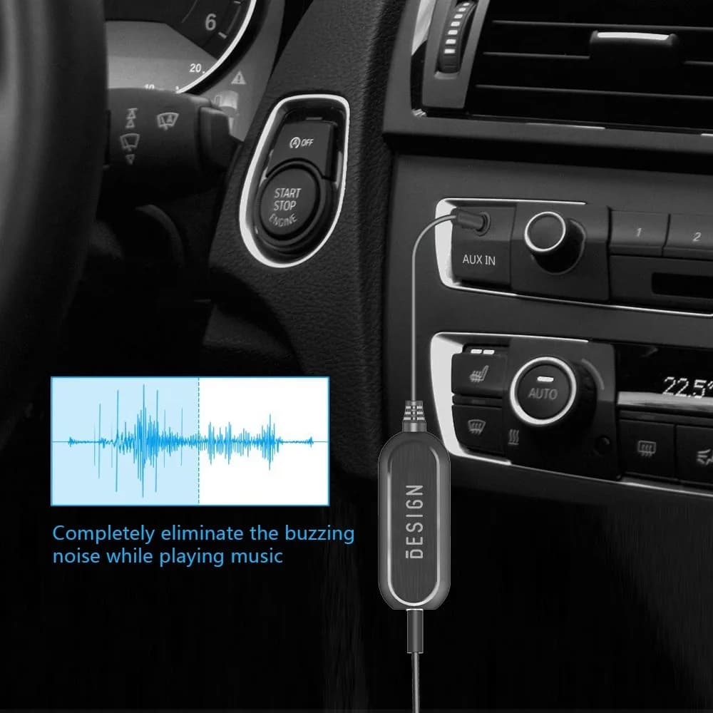 BESIGN Ground Loop Noise Isolator 5-Pack | Eliminates Buzzing Noise for Car Audio & Home Stereo Systems - view 5