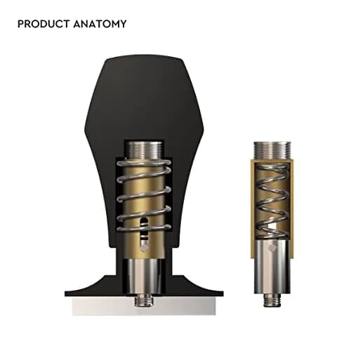 Normcore 58.5mm Spring Loaded Espresso Coffee Tamper V4 with Ripple Base & Stand | Consistent Pressure for Perfect Extraction thumbnail 7