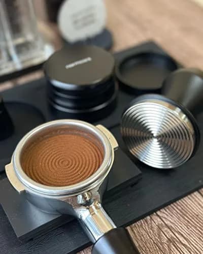 Normcore 58.5mm Spring Loaded Espresso Coffee Tamper V4 with Ripple Base & Stand | Consistent Pressure for Perfect Extraction thumbnail 2