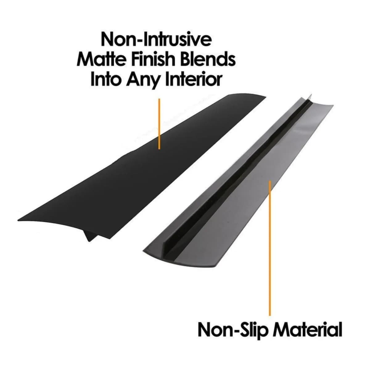 DOOHOOKIT 53 cm (21 in) Black Silicone Stove Gap Covers | Keep Your Kitchen Sparkling Clean with USA-Made Food-Grade Silicone - view 6