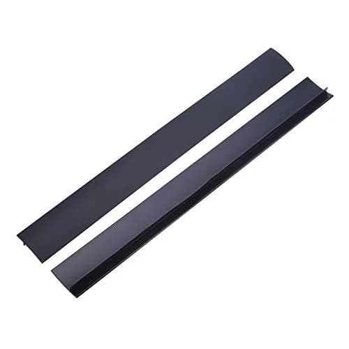 DOOHOOKIT Flexible Kitchen Stove Gap Covers 2 Pack 21 Inches Black | Seals Gaps Between Counter and Stovetop thumbnail 1
