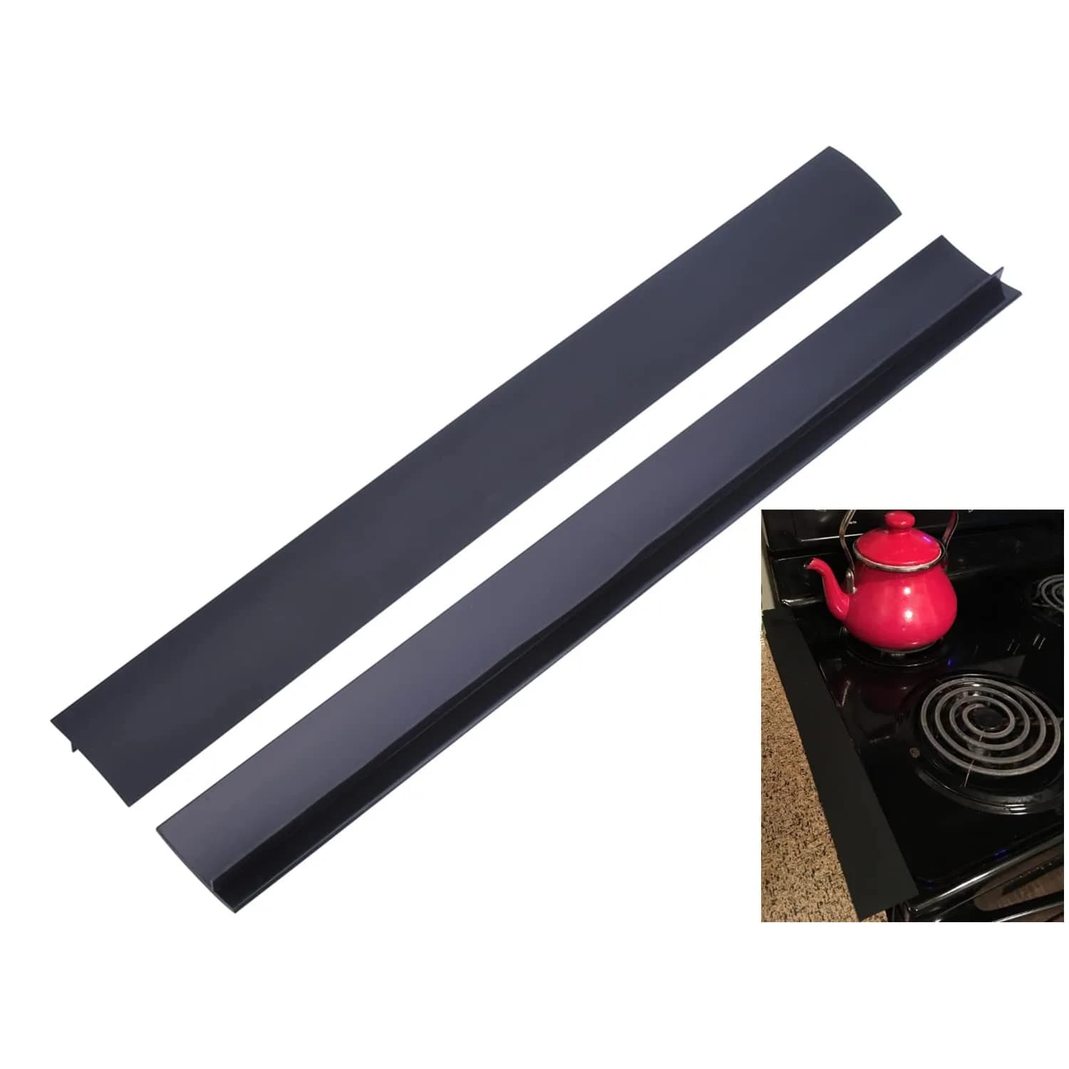 REEDTOCK Stove Gap Covers (2 Pack) 63.5 cm (25 Inches) | Easy Clean Silicone Filler for Counters and Stovetops