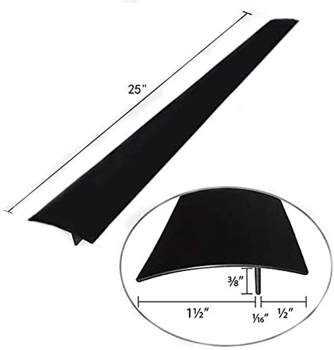 DOOHOOKIT 53 cm (21 in) Silicone Stove Gap Covers - Black | USA-Made Food-Grade Silicone for a Cleaner Kitchen - view 5