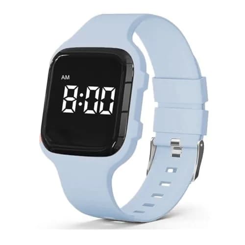 e-vibra Vibrating Alarm Watch for Potty Training & Medical Reminders, Light Blue, 15 Alarms | Water Resistant thumbnail 1