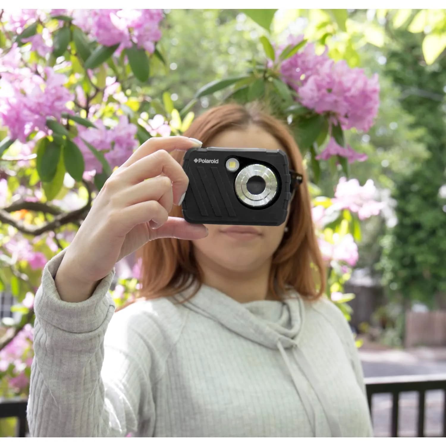 Polaroid IS048 Waterproof Digital Camera - Red, 16MP HD 720p, 2.4" Screen, 10ft Waterproof - view 3