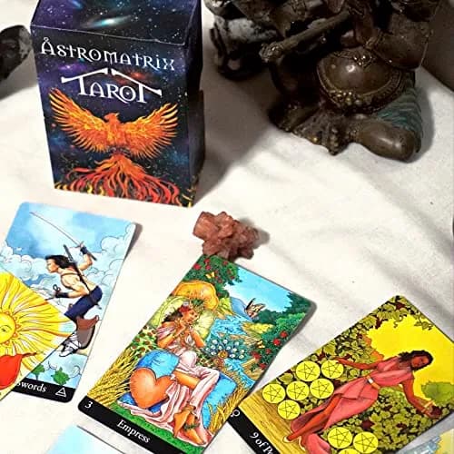 AstroMatrix Tarot Deck with Comprehensive Guide – Modern Symbolism and Enhanced Digital Interpretations for All Levels thumbnail 7