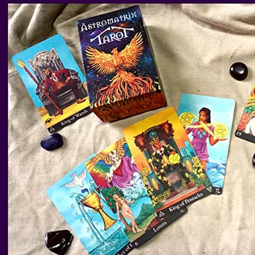 AstroMatrix Tarot Deck with Comprehensive Guide – Modern Symbolism and Enhanced Digital Interpretations for All Levels thumbnail 8