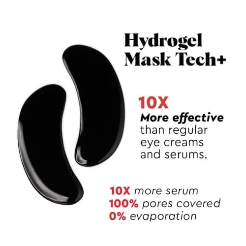 The Wolf Project Under Eye Patches for Dark Circles & Puffiness | Cooling Caffeine Hydrogel Masks for Men thumbnail 6