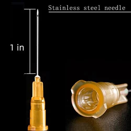 Fovafod 1ml 25Ga Plastic Syringe Pack of 50 | Precise Liquid Dispensing for Lab & Industrial Use thumbnail 2