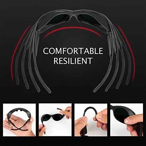 Dubofu Professional Red Light Therapy Glasses, Eye Protection for Red & Near Infrared Light Therapy, OD3+ Comfortable Goggles for Red Light Panel & Infrared Therapy thumbnail 6