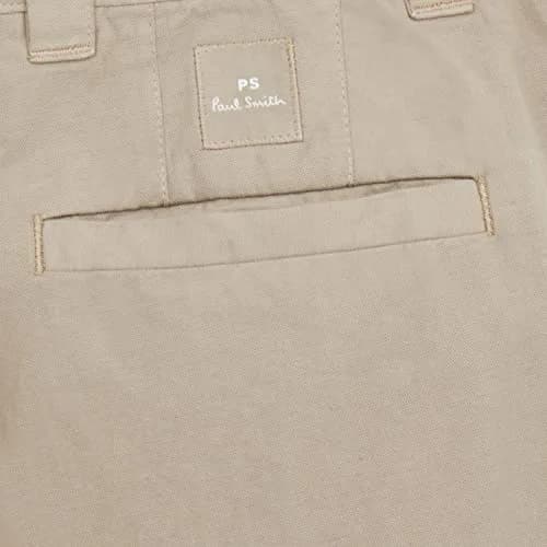 Paul Smith PS Mens Cargo Skater Short, Camel, Large | Mid Rise Cotton Blend thumbnail 3