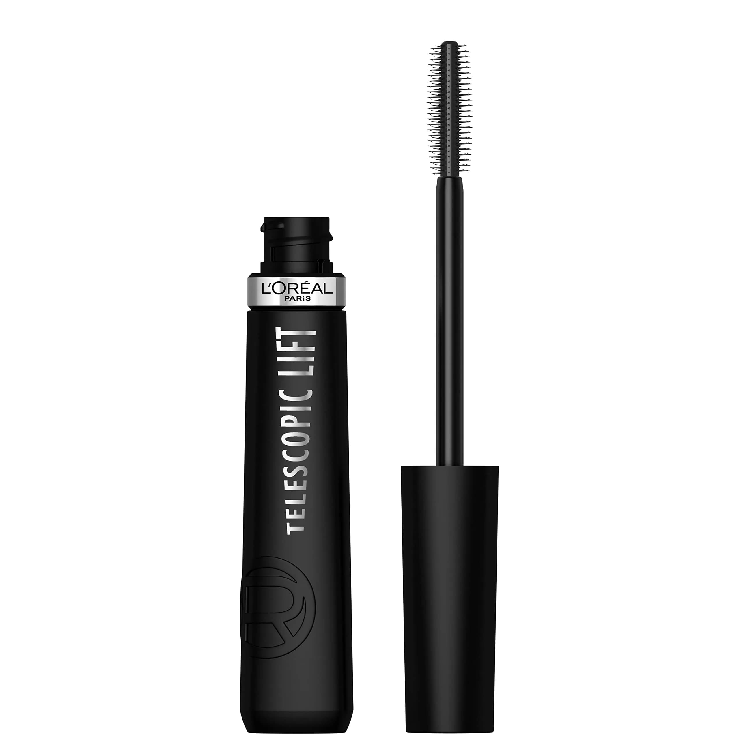 L'Oreal Paris Telescopic Lift Mascara 0.33 Fl Oz | Lengthening & Volumizing Lash Lift for Sensitive Eyes