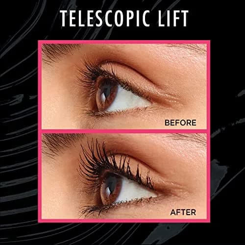 L'Oreal Paris Telescopic Lift Mascara 0.33 Fl Oz | Lengthening & Volumizing Lash Lift for Sensitive Eyes thumbnail 5