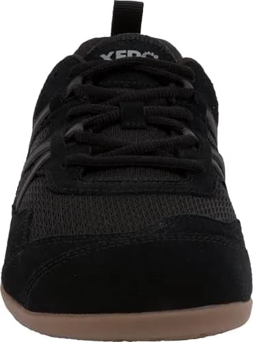 Xero Shoes Prio Suede Barefoot Athletic Sneaker for Men, Black/Gum, 25cm (9.8" US Men's 10) | Natural Movement & All-Day Comfort thumbnail 3