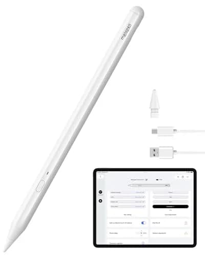 Metapen A11 Stylus Pen for iPad 2018-2026 | 0.1 mm Pixel Precision, 8-Hour Battery thumbnail 1