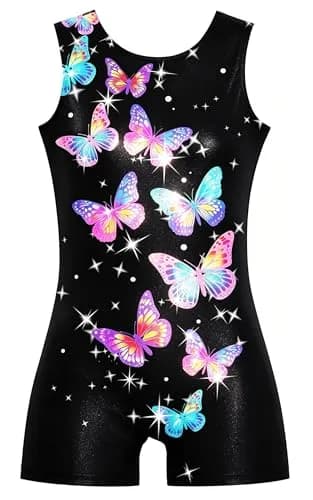 TUONROAD Girls Leotard Size 6-7 Years | Breathable Polyester & Spandex Gymnastics Bodysuit thumbnail 1